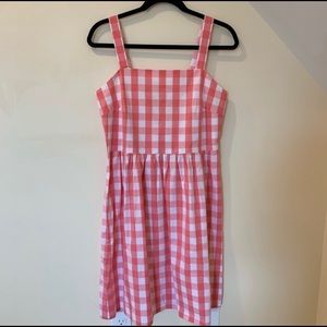 Pink Gingham JCrew Dress NWOT